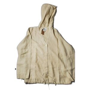 Kiko  Jacket Women’s Size M Beige 100% Linen long sleeves#109